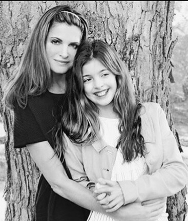 Lilly Margaret Brant with her mother, Stephanie Seymour.